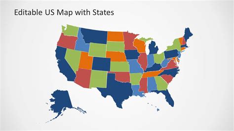 Us Map Template For Powerpoint