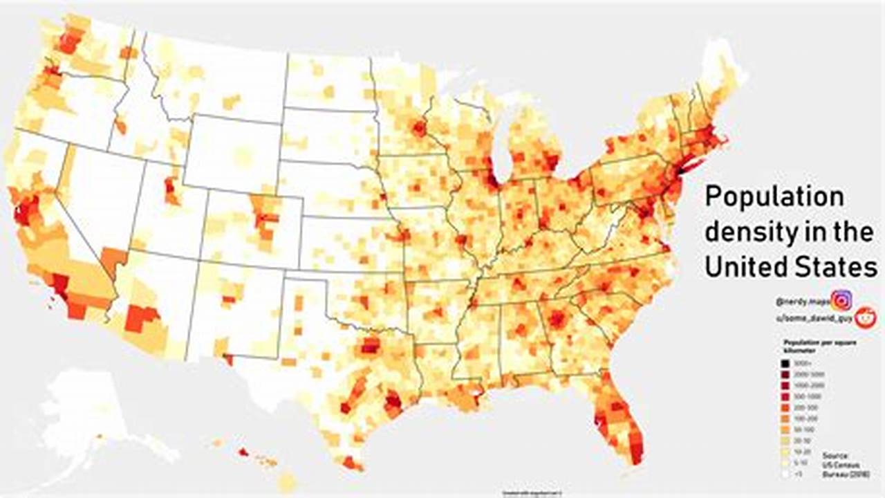 Us Population 2024 Map Live