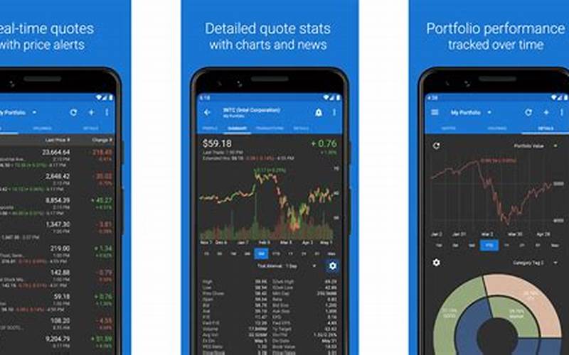 Us Stocks Trading App Interface