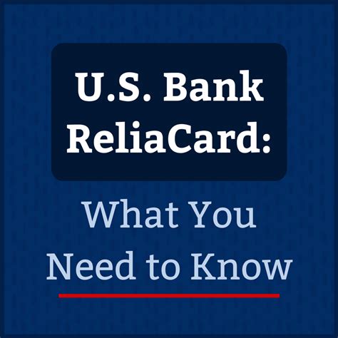 Us Bank Reliacard Prepaid