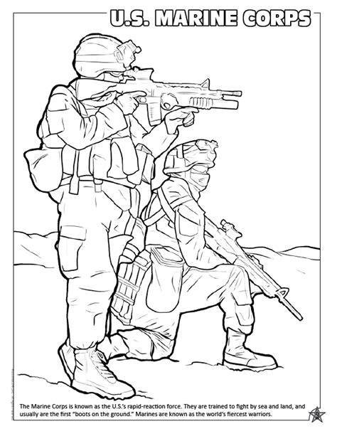 Us Marines Coloring Pages