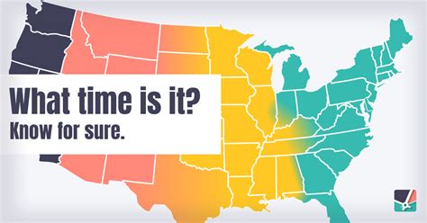 United States Time Zone Map [Live Time]