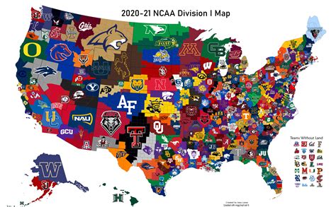 MAP The Winningest College Football Team in Each State