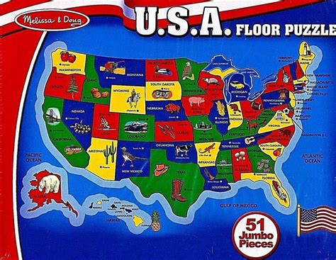 Usa Floor Puzzle