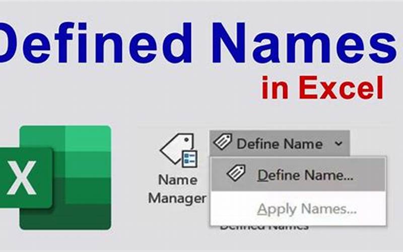 Use A Defined Name In Excel