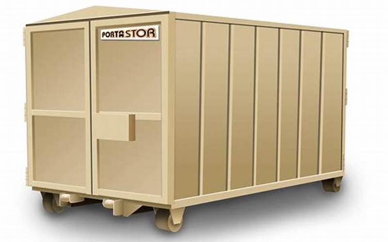 Use A Portable Storage Container