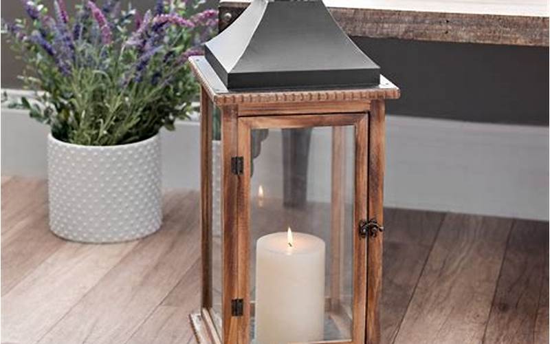 Use Candles And Lanterns For An Authentic Rustic Look
