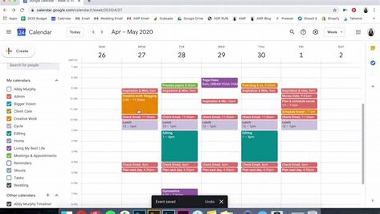 Use Google Calendar For Work Schedule