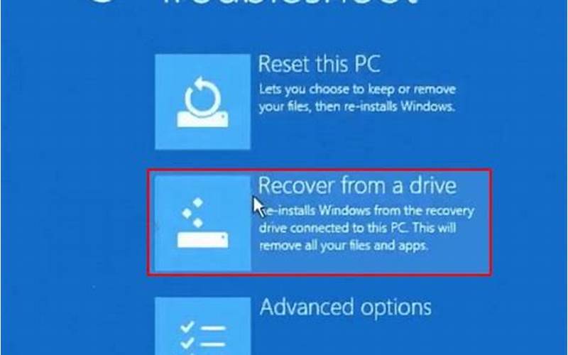 Use Windows Recovery Tool