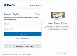 Use your PayPal Key for online payments