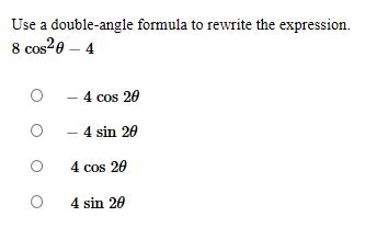 Effortlessly Rewrite Expressions with Our Double Angle Formula Calculator