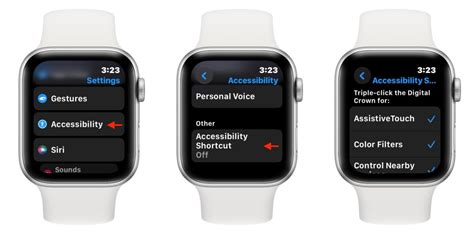 Use Accessibility Shortcut to Enable Accessibility Features with Ease on watchOS