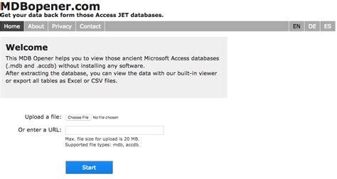 Use An Online MDB Opening Service