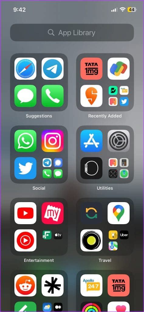 Use App Library to Keep the Home Screen Clean