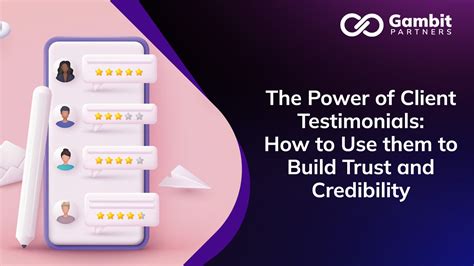 Use Client Testimonials to Build Credibility