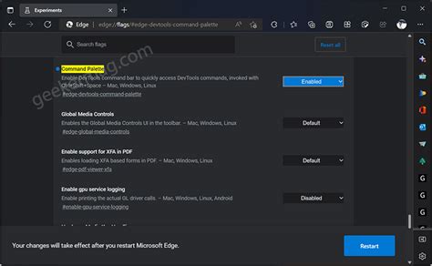 Use Command Palette in Edge to Quickly Access Settings &amp; Features