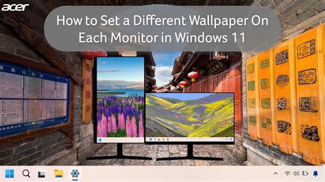 Use Different Wallpapers Per Monitor in Windows 11