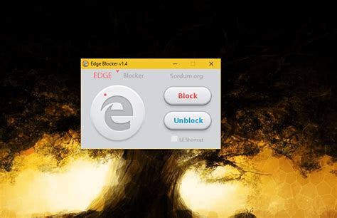 Use Edge Blocker to get rid of Microsoft Edge