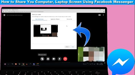 Use Facebook Messenger to Share Screen on Desktop