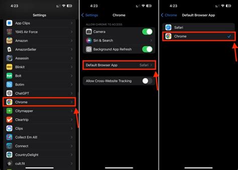 Use Google Chrome to Set Google Maps as Default on iPhone