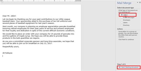 Use Mail Merge-Create-Send Envelopes in your Document