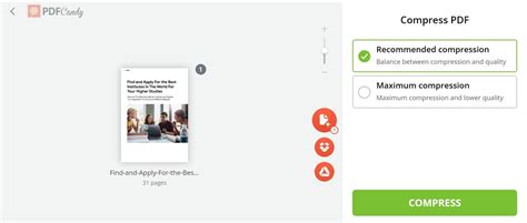 Use Online PDF Compressors