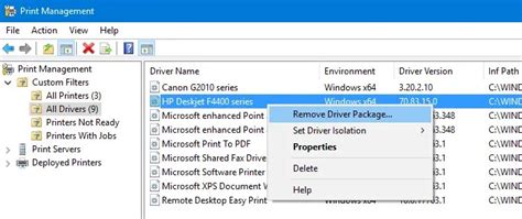 Use Print Management To Remove Old Printers
