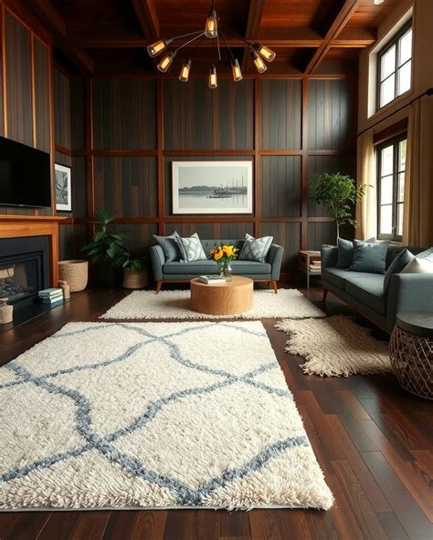 Use Rugs to Create Warmth and Texture