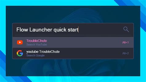 Use Search as a Launcher