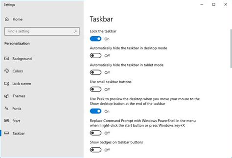 Use Small Icons on Windows Taskbar