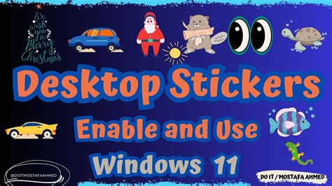 Use Sticker Editor to Add Stickers to Desktop Background in Windows 11