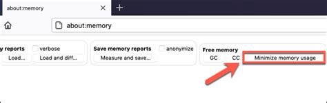 Use The about:memory Menu to Minimize Memory Usage