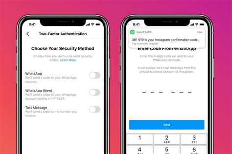 Use WhatsApp for Two-Factor Authentication on Instagram