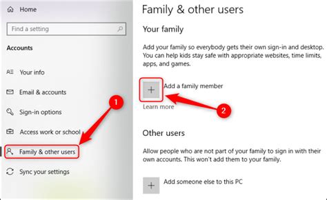 Use Windows 10 Family Parental Controls