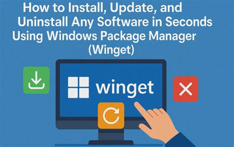 Use Winget to Uninstall Software on Windows 10