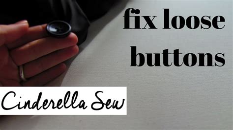 Use a sewing kit to fix a loose button