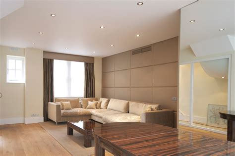 Use fabric walling to add depth to a room design