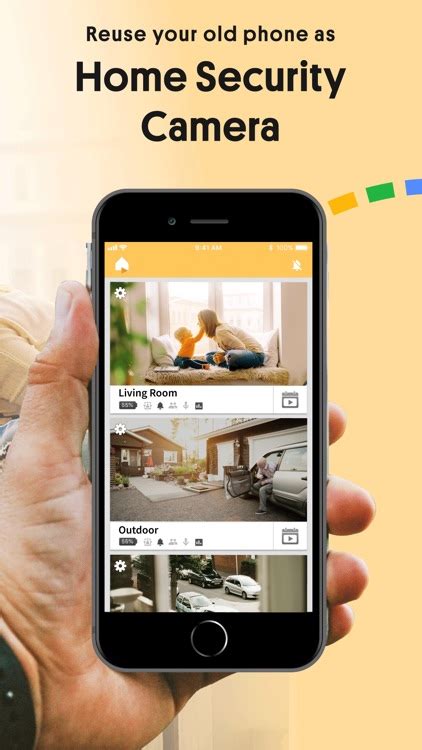 Use of the Alfred Security Camera App: