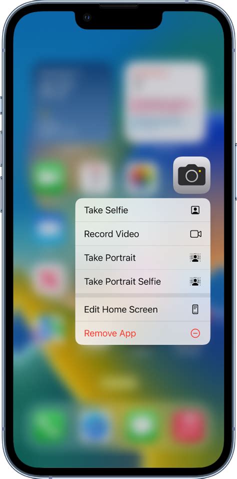 Use quick actions in iOS 16