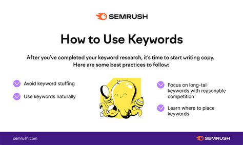 Use specific keywords