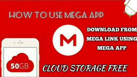 Use the Mega App to Download Your Files