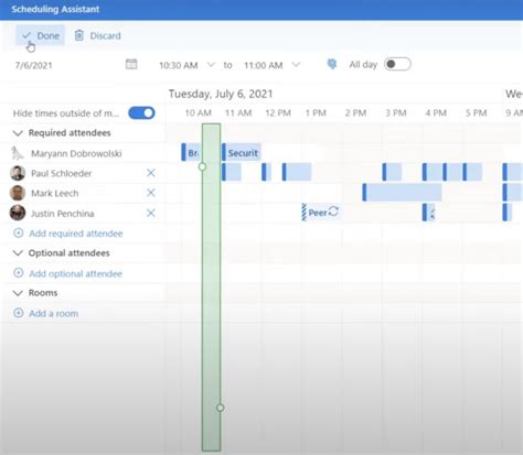 Use the Scheduling Assistant