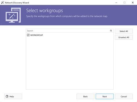 Use the Workgroup Wizard
