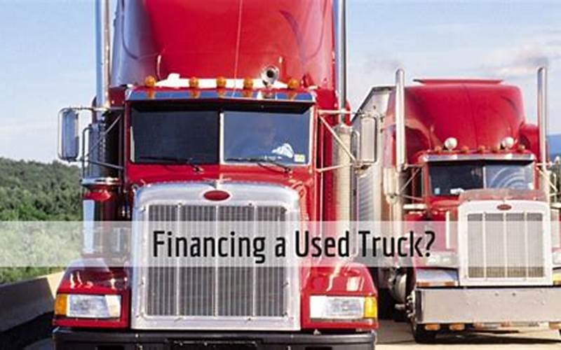 Used Truck Financing