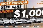 Used Cars for $1000