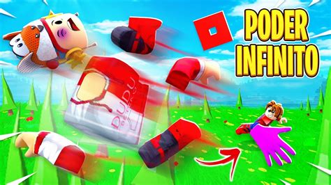 Usei o TAPA de Poder INFINITO no Roblox - YouTube