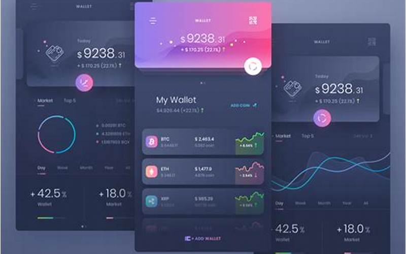 User Interface Cryptocurrency