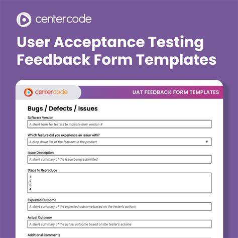 User Acceptance Testing Feedback Report Template (8) - TEMPLATES