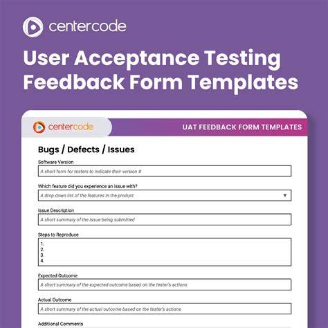 User Acceptance Testing Feedback Report Template (9) | PROFESSIONAL