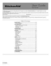 User Manual KitchenAid KSGG700ESS 30-Inch 5-Burner Gas Slid 